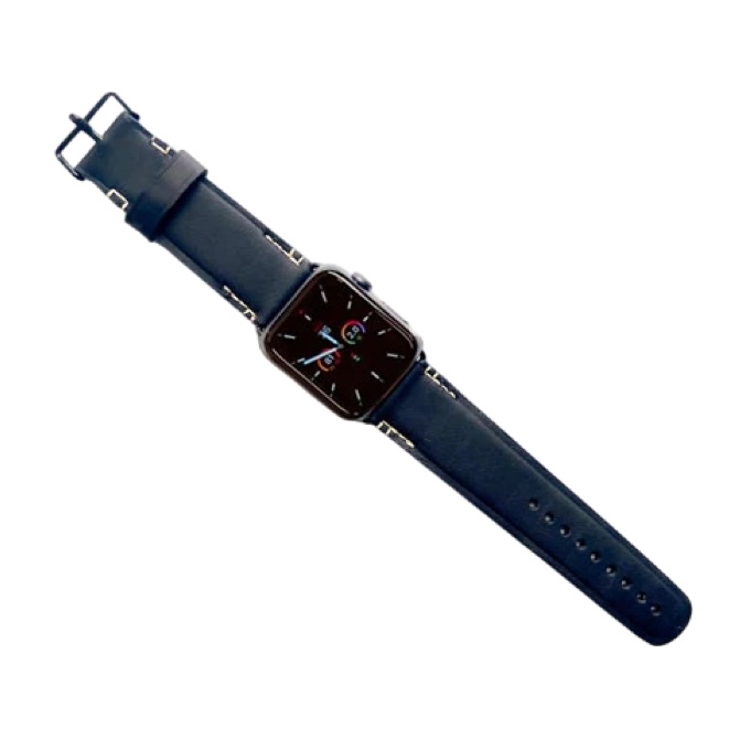 LEATHER APPLE WATCH BANDS - BLUE