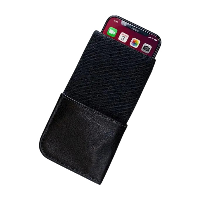 LEATHER IPHONE CASE - BLACK