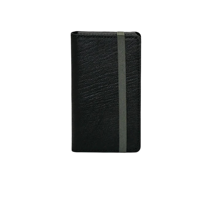 LEATHER SHOCKPROOF IPHONE CASE - BLACK
