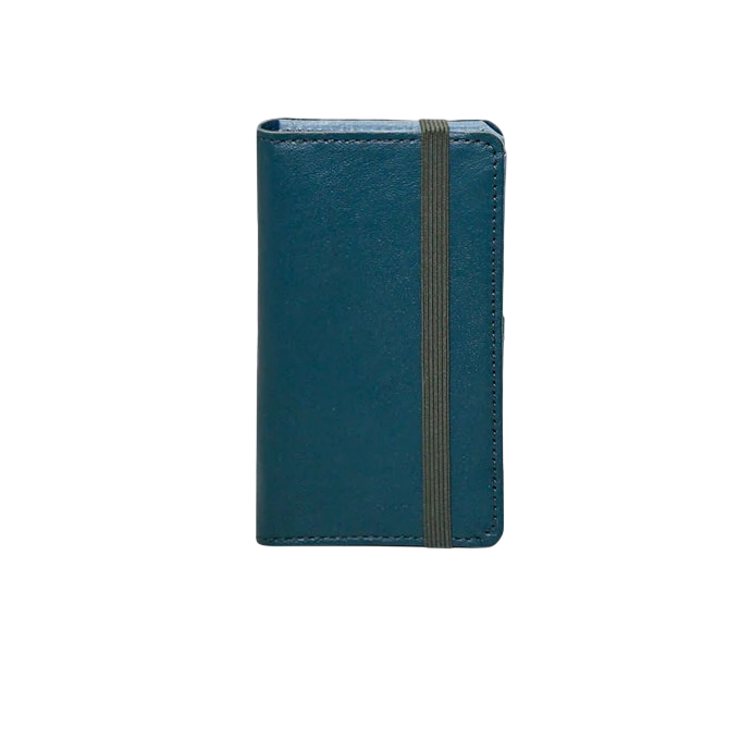 LEATHER SHOCKPROOF IPHONE CASE - BLUE